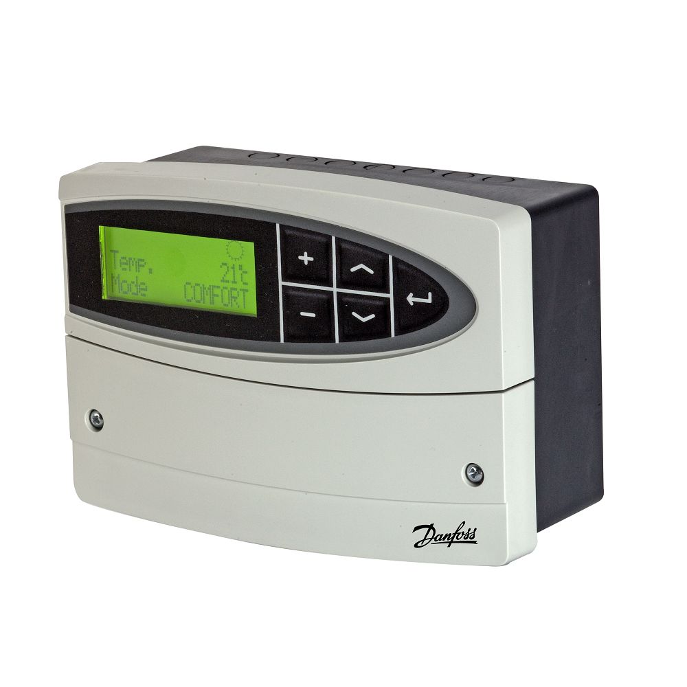 Электронный регулятор температуры Danfoss ECL 110 с таймером