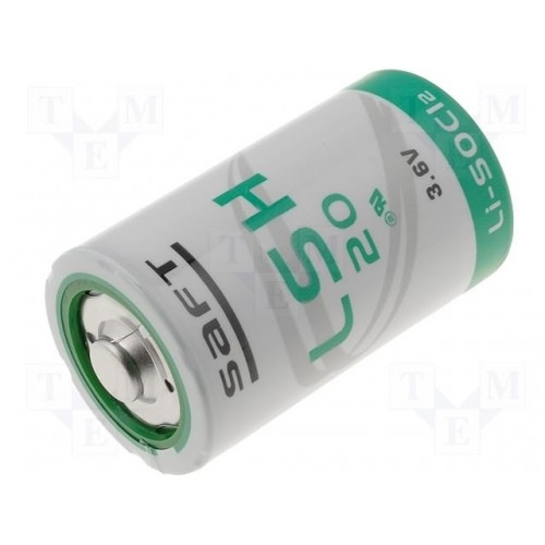 Литиевая батарея типа D 3,6 В для тепловычислителя ТВ7М