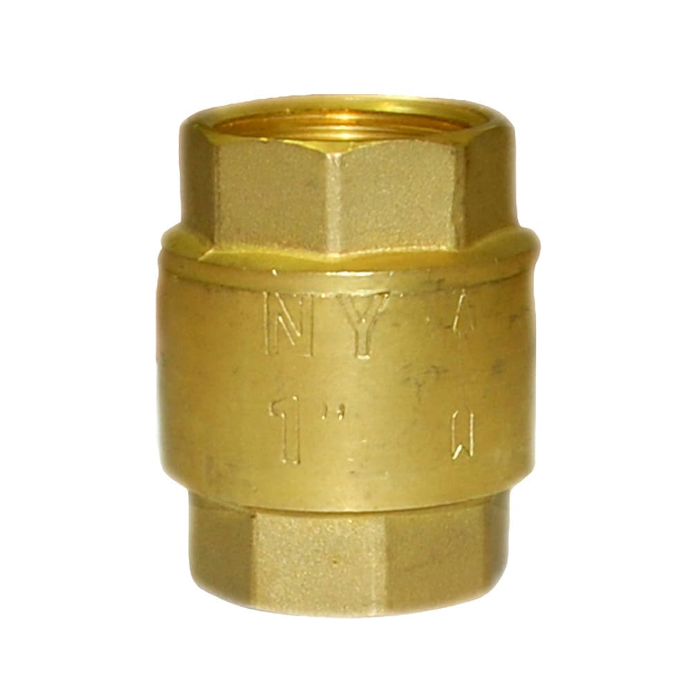 Обратный клапан на воду с резьбовым присоединением АДЛ «NY» DN15-50 PN16, Тмакс=110°С